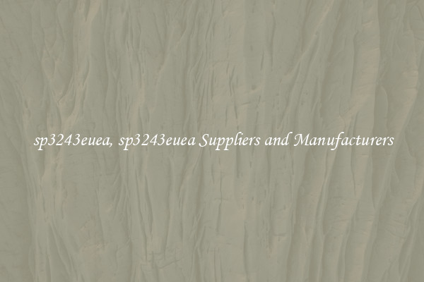 sp3243euea, sp3243euea Suppliers and Manufacturers