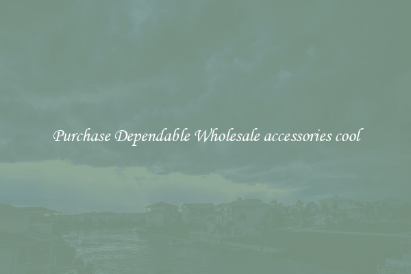 Purchase Dependable Wholesale accessories cool