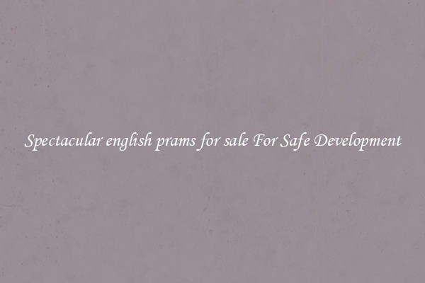 Spectacular english prams for sale For Safe Development