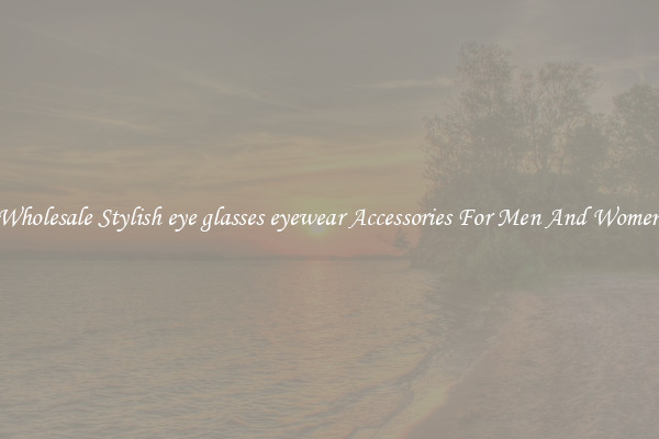 Wholesale Stylish eye glasses eyewear Accessories For Men And Women