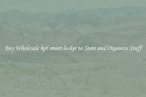 Buy Wholesale hpl smart locker to Store and Organize Stuff