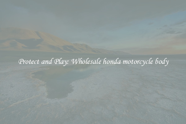 Protect and Play: Wholesale honda motorcycle body