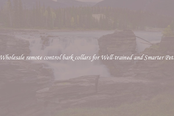 Wholesale remote control bark collars for Well-trained and Smarter Pets